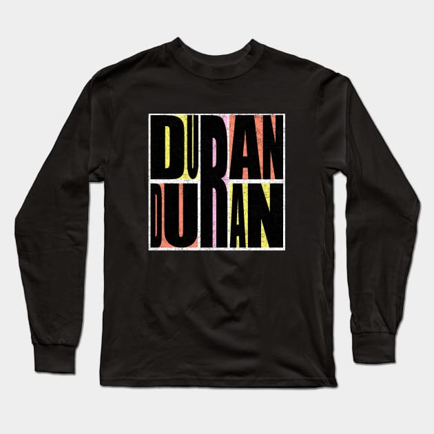 90s Duran Duran Distressed Long Sleeve T-Shirt by HARDER.CO